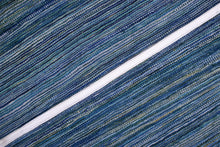 Load image into Gallery viewer, Blauw Tapijt Laagpolig Handgeweven Wollen Vloerkleed - Koho Afghan Modern Kelim 296x215