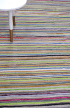 Load image into Gallery viewer, Kleurrijk Tapijt Laagpolig Handgeweven Wollen Vloerkleed - Koho Afghan Modern Kelim 293x217