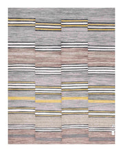 Load image into Gallery viewer, Kleurrijk Tapijt Laagpolig Handgeweven Wollen Vloerkleed - Koho Afghan Modern Kelim 203x157