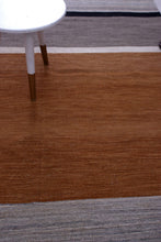 Load image into Gallery viewer, Oranje Tapijt Laagpolig Handgeweven Wollen Vloerkleed - Koho Afghan Modern Kelim 229x163