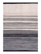 Load image into Gallery viewer, Grijs Tapijt Laagpolig Handgeweven Wollen Vloerkleed - Koho Afghan Modern Kelim 148x99
