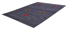 Load image into Gallery viewer, Grijs Tapijt Laagpolig Handgeweven Wollen Vloerkleed - Koho Afghan Modern Kelim 259x179