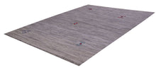 Load image into Gallery viewer, Grijs Tapijt Laagpolig Handgeweven Wollen Vloerkleed - Koho Afghan Modern Kelim 231x160