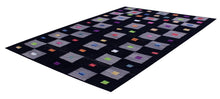 Load image into Gallery viewer, Zwart Tapijt Laagpolig Handgeweven Wollen Vloerkleed - Koho Afghan Modern Kelim 146x102
