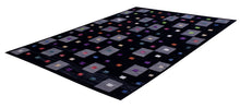 Load image into Gallery viewer, Zwart Tapijt Laagpolig Handgeweven Wollen Vloerkleed - Koho Afghan Modern Kelim 189x147