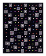 Load image into Gallery viewer, Zwart Tapijt Laagpolig Handgeweven Wollen Vloerkleed - Koho Afghan Modern Kelim 193x156