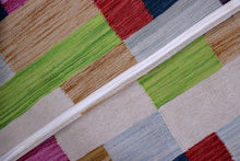 Load image into Gallery viewer, Kleurrijk Tapijt Laagpolig Handgeweven Wollen Vloerkleed - Koho Afghan Modern Kelim 297x198