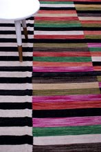 Load image into Gallery viewer, Kleurrijk Tapijt Laagpolig Handgeweven Wollen Vloerkleed - Koho Afghan Modern Kelim 300x204