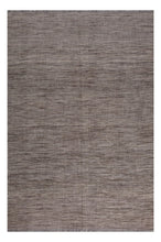 Load image into Gallery viewer, Grijs Tapijt Laagpolig Handgeweven Wollen Vloerkleed - Koho Afghan Modern Kelim 289x209