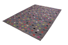 Load image into Gallery viewer, Kleurrijk Tapijt Laagpolig Handgeweven Wollen Vloerkleed - Koho Afghan Modern Kelim 287x197
