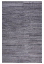 Load image into Gallery viewer, Grijs Tapijt Laagpolig Handgeweven Wollen Vloerkleed - Koho Afghan Modern Kelim 287x194