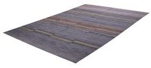 Load image into Gallery viewer, Grijs Tapijt Laagpolig Handgeweven Wollen Vloerkleed - Koho Afghan Modern Kelim 340x256