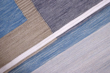 Load image into Gallery viewer, Kleurrijk Tapijt Laagpolig Handgeweven Wollen Vloerkleed - Koho Afghan Modern Kelim 202x148