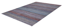 Load image into Gallery viewer, Kleurrijk Tapijt Laagpolig Handgeweven Wollen Vloerkleed - Koho Afghan Modern Kelim 292x202