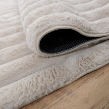 Load image into Gallery viewer, Crème Tapijt Zacht Hoogpolig Vloerkleed Koho Stripe