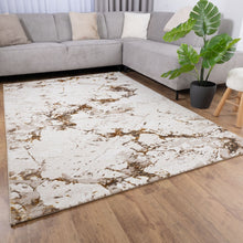 Load image into Gallery viewer, Beige Tapijt Laagpolig Vloerkleed Koho Premium Marble