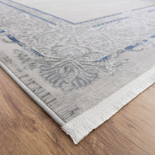 Load image into Gallery viewer, Blauw en Grijs Tapijt Laagpolig Vloerkleed Koho Beige Essence