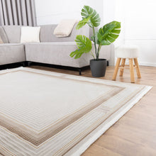 Load image into Gallery viewer, Crème Tapijt Laagpolig Vloerkleed Koho Beige Essence