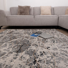 Load image into Gallery viewer, Grijs met Beige Tapijt Laagpolig Vloerkleed Koho Impressive