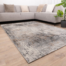 Load image into Gallery viewer, Beige met Grijs Tapijt Laagpolig Vloerkleed Koho Impressive