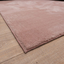 Load image into Gallery viewer, Roze Tapijt Wasbaar Laagpolig Vloerkleed met Anti Slip Koho Soft Comfort Wasbaar op 30°