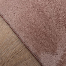 Load image into Gallery viewer, Roze Tapijt Wasbaar Laagpolig Vloerkleed met Anti Slip Koho Soft Comfort Wasbaar op 30°