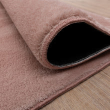Load image into Gallery viewer, Roze Tapijt Wasbaar Laagpolig Vloerkleed met Anti Slip Koho Soft Comfort Wasbaar op 30°