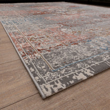 Load image into Gallery viewer, Kleurrijk Tapijt Colourful Vintage Zalm Kleur Laagpolig Vloerkleed Koho Impressive