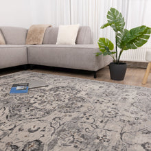 Load image into Gallery viewer, Grijs met Beige Tapijt Vintage Laagpolig Vloerkleed Koho Impressive