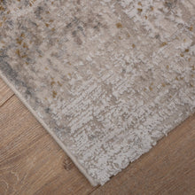Load image into Gallery viewer, Beige met Grijs en Goud Tapijt Laagpolig Vloerkleed Koho Abstract Reality