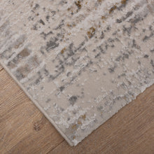 Load image into Gallery viewer, Beige met Goud Tapijt Laagpolig Vloerkleed Koho Abstract Reality