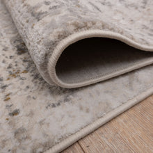 Load image into Gallery viewer, Beige met Goud Tapijt Laagpolig Vloerkleed Koho Abstract Reality