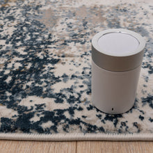 Load image into Gallery viewer, Blauw Tapijt Laagpolig Vloerkleed Koho Abstract Reality