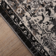 Load image into Gallery viewer, Zwart Tapijt Vintage Design Laagpolig Vloerkleed Koho Impressive