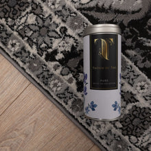 Load image into Gallery viewer, Zwart met Grijs Tapijt Vintage Design Laagpolig Vloerkleed Koho Impressive