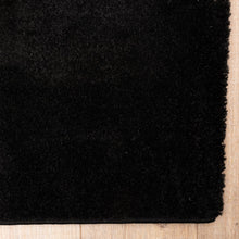 Load image into Gallery viewer, Zwart Tapijt Effen Laagpolig Vloerkleed Koho Minimalist