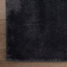 Load image into Gallery viewer, Antraciet Tapijt Wasbaar Laagpolig Vloerkleed met Anti Slip Koho Soft Comfort Wasbaar op 30°