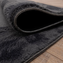 Load image into Gallery viewer, Antraciet Tapijt Wasbaar Laagpolig Vloerkleed met Anti Slip Koho Soft Comfort Wasbaar op 30°