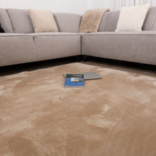 Load image into Gallery viewer, Beige Tapijt Wasbaar Laagpolig Vloerkleed met Anti Slip Koho Soft Comfort Wasbaar op 30°