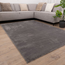 Load image into Gallery viewer, Grijs Tapijt Wasbaar Laagpolig Vloerkleed met Anti Slip Koho Soft Comfort Wasbaar op 30°