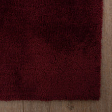 Load image into Gallery viewer, Rood Tapijt Wasbaar Laagpolig Vloerkleed met Anti Slip Koho Soft Comfort Wasbaar op 30°