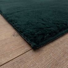 Load image into Gallery viewer, Groen Tapijt Wasbaar Laagpolig Vloerkleed met Anti Slip Koho Soft Comfort Wasbaar op 30°