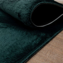 Load image into Gallery viewer, Groen Tapijt Wasbaar Laagpolig Vloerkleed met Anti Slip Koho Soft Comfort Wasbaar op 30°