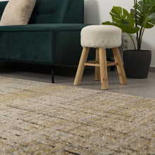 Load image into Gallery viewer, Oker Geel Tapijt Laagpolig Vloerkleed Koho Belgian Design