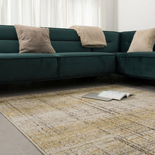 Load image into Gallery viewer, Oker Geel Tapijt Laagpolig Vloerkleed Koho Belgian Design