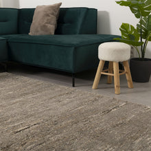 Load image into Gallery viewer, Grijs met Beige Tapijt Dik Kwaliteitsvol Laagpolig Vloerkleed Koho Belgian Premium Scandinavisch Berber Design