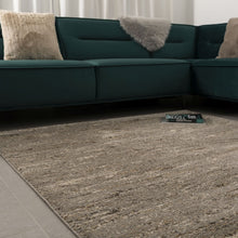 Load image into Gallery viewer, Grijs met Beige Tapijt Dik Kwaliteitsvol Laagpolig Vloerkleed Koho Belgian Premium Scandinavisch Berber Design