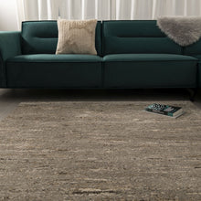 Load image into Gallery viewer, Grijs met Beige Tapijt Dik Kwaliteitsvol Laagpolig Vloerkleed Koho Belgian Premium Scandinavisch Berber Design