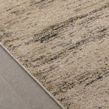 Load image into Gallery viewer, Crème met Grijs Tapijt Dik Kwaliteitsvol Laagpolig Vloerkleed Koho Belgian Premium