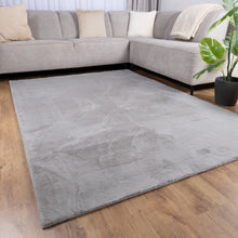 Load image into Gallery viewer, Grijs Tapijt Hoogpolig Vloerkleed met Anti-Slip – Koho Soft Fluffy – Superzacht Modern Tapijt - Koho Carpets
